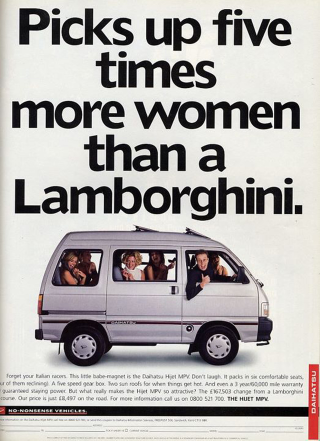 Illustration for article titled The Ten Best Automotive Print Ads Of All Time